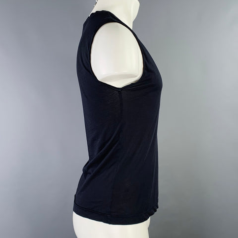 DRIES VAN NOTEN Size S Black Muscle Tank Top