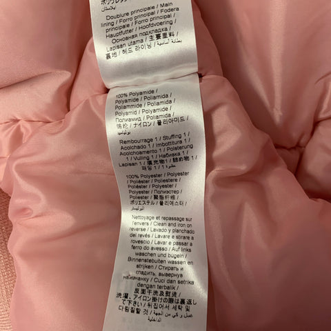 KENZO Size M Light Pink Polyamide Bomber Jacket