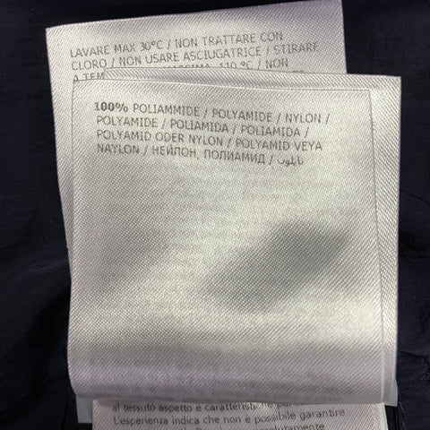 MONCLER Size XXXL Navy Polyamide Hooded Jacket