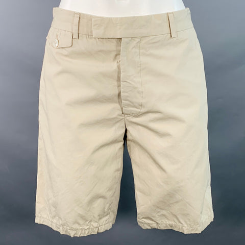 BROOKS BROTHERS Size 30 Beige Stone Cotton Button Fly Shorts
