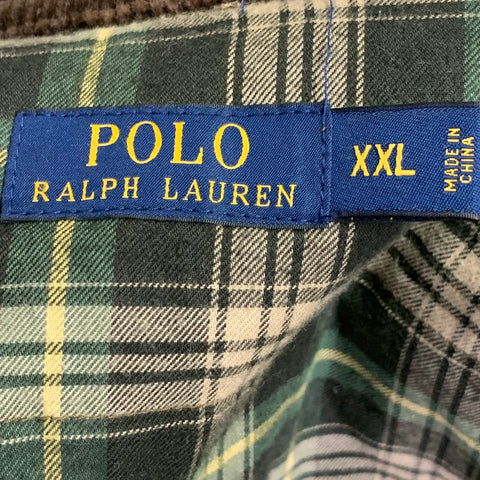 POLO by RALPH LAUREN Size XXL Brown Coated Canvas Vest