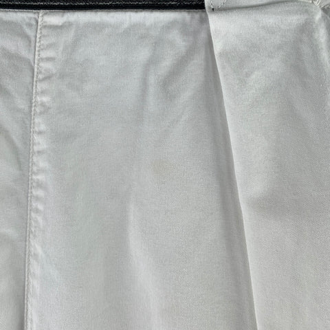 KAPITAL Size S -Easy Beach Go- White Cotton Drop Crotch Casual Pants