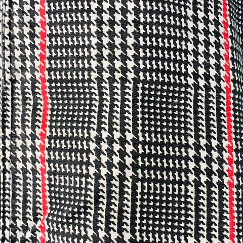 G-STAR Size 30 Black White Glenplaid Cotton Tapered Button Fly Casual Pants