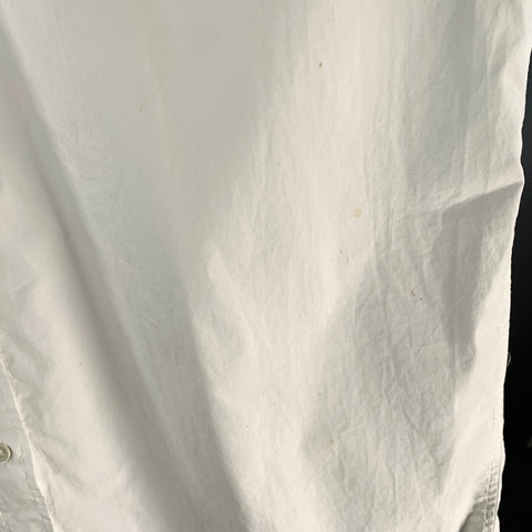 CLOSED Size S White Organic Cotton Oversized One Pocket Midi Shirt Dress