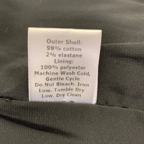 PROJECT WHITE ELEPHANT Size XL Black Blue Cotton Blend Jacket
