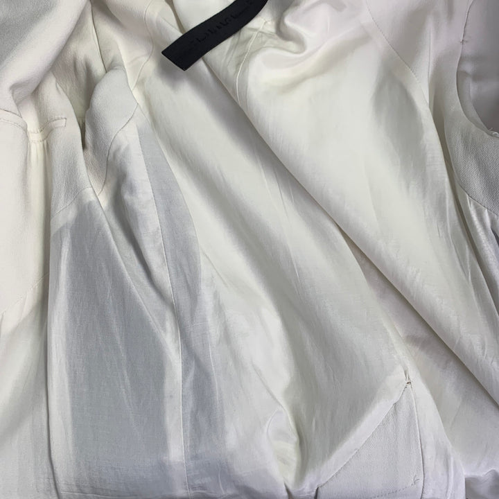 GARETH PUGH SS09 Size M White Black  Two Tone Open Front Coat