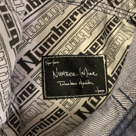 NUMBER (N)INE Size 31 Blue Cotton Straight leg Jeans
