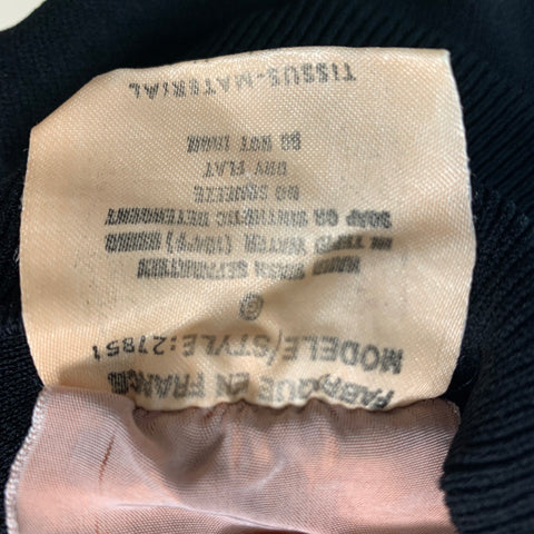COURREGES Size S Black Nylon Mock Neck Dress Top
