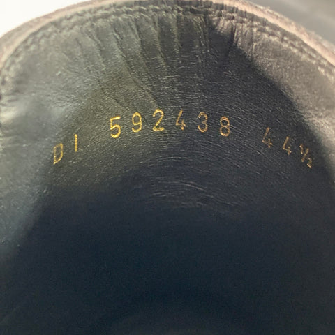 SAINT LAURENT Size 11.5 Black Leather Ankle Chelsea Boots