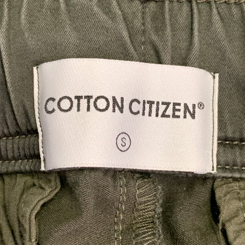 COTTON CITIZEN Size S Green Cotton Elastic Waistband Casual Pants
