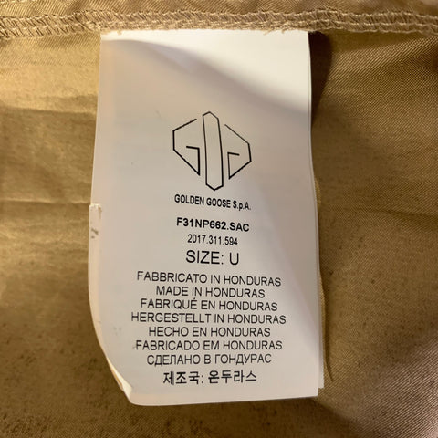 GOLDEN GOOSE One Size Gold Metallic Polyester Polyurethane Jacket