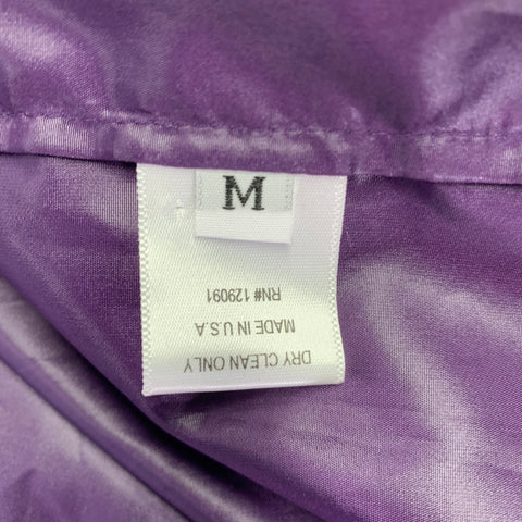PRABAL GURUNG Size M Purple Orange Pink Color Block Nylon Jacket
