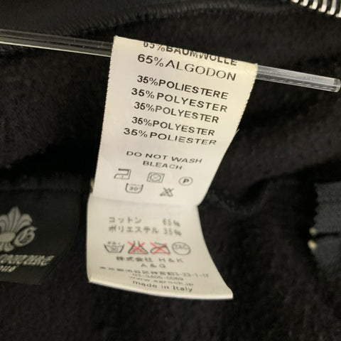 AMAL GUESSOUS Chest Size M Black Graphic Cotton Blend Double Zipper Jacket