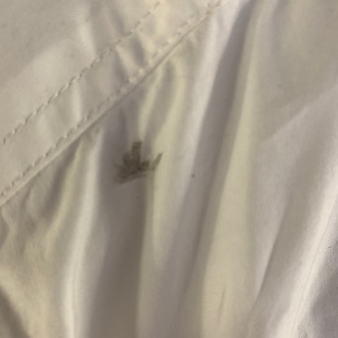 NILI LOTAN Size L White Cotton Button Up Long Sleeve Shirt