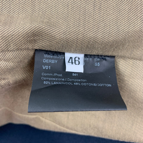 ROYAL ROW Size 36 Navy Wool Cotton V-Neck Vest
