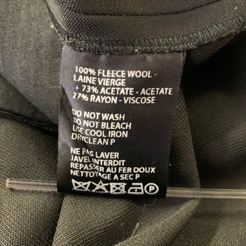HAIDER ACKERMANN Size 30 Black Wool Dress Pants