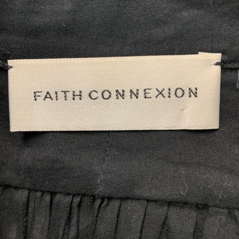 FAITH CONNEXION Size XS Black Cotton Tails Long Sleeve Shirt