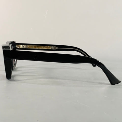 CUTLER AND GROSS Black Silver Acetate Frames Eyewear