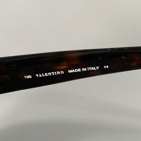 VALENTINO  Black Silver Acetate Sunglasses