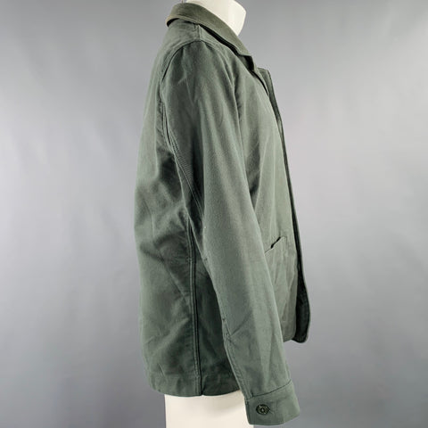 EVERLANE Size M Green Organic Cotton Chore Jacket