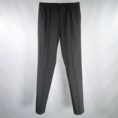 HELMUT LANG Size S Black Wool Blend Pleated Dress Pants