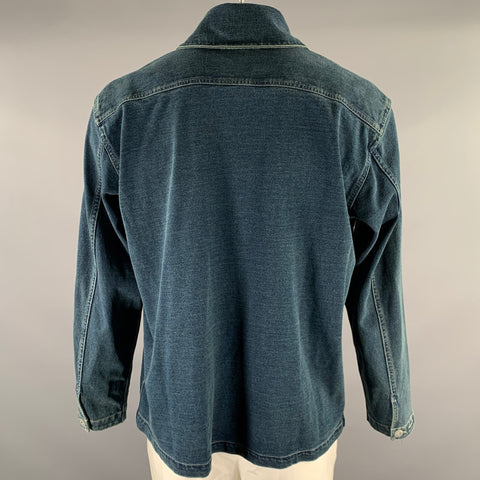 RRL by RALPH LAUREN Size XL Navy Cotton Shawl Collar Worker Jacket
