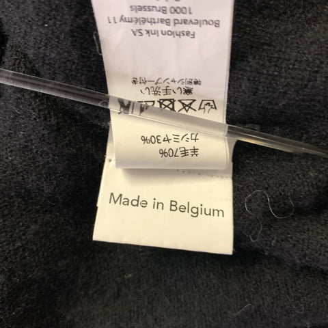 SOFIE D'HOORE Size S Black Wool Cashmere Crewneck Sweater