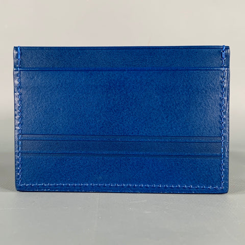 PORSCHE DESIGN Blue Leather Cardholder Wallet