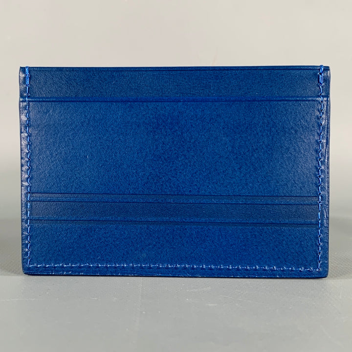 PORSCHE DESIGN Blue Leather Cardholder Wallet