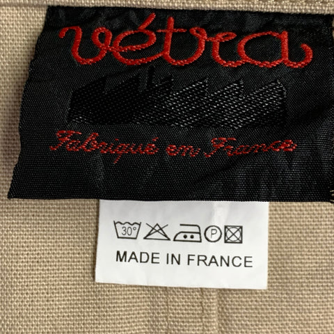 VETRA Taille 36 Coton Beige Gilet Deux Poches