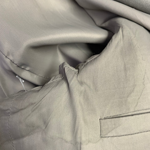 BOTTEGA VENETA Size 42 Grey Suede Zip Up Jacket