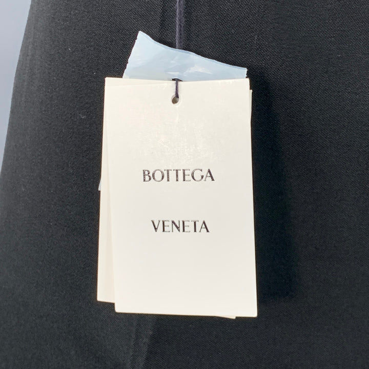 BOTTEGA VENETA Size M Black Wool Flat Front Wide Leg Shorts