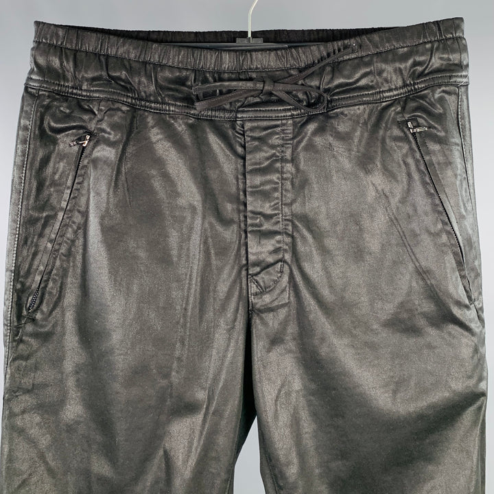 COTTON CITIZEN Size S Black Cotton Elastic Waistband Casual Pants