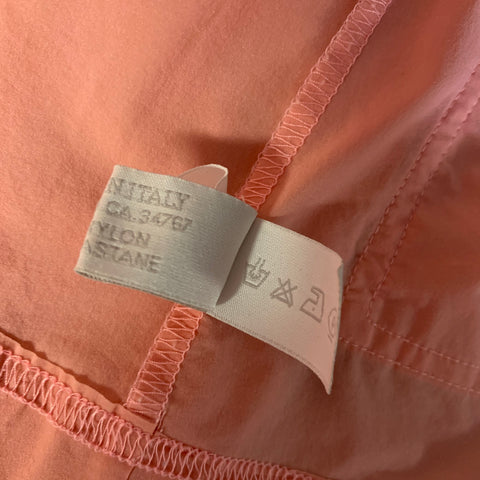 PRADA Size S Pink Peach Nylon Blend Windbreaker Jacket