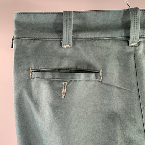SCHAEFFER'S Size 34 Teal Chino Casual Pants