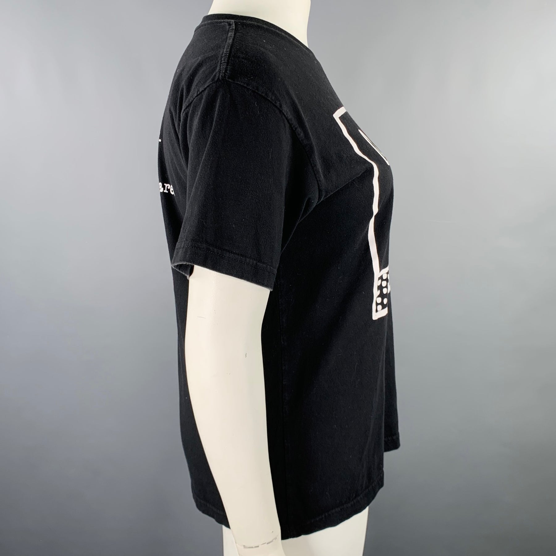 SUPREME x MALCOLM McLAREN Size L Black White Cotton Keith