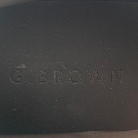 G BROWN Size 11.5 Grey Suede Lace-Up Boat Shoes