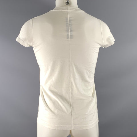 DRKSHDW Size M White Cotton T shirt