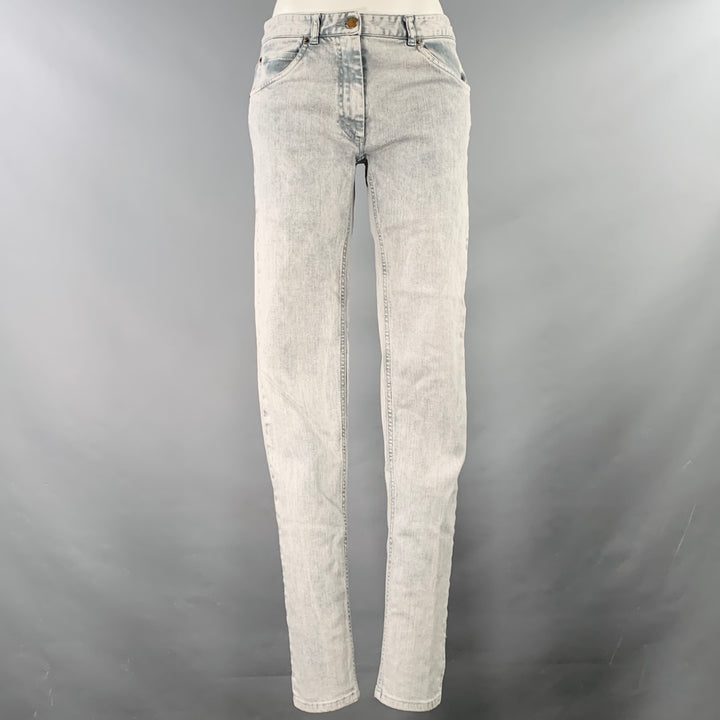 MAISON MARTIN MARGIELA Size M Grey Cotton Blend Skinny Jeans