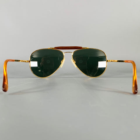 RANDOLPH -Sportsman- Gold Metal Aviator Sunglasses