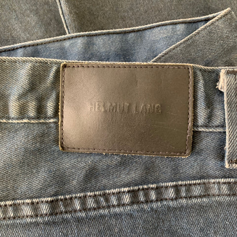 Jean droit régulier HELMUT LANG Taille 32 Bleu marine délavé