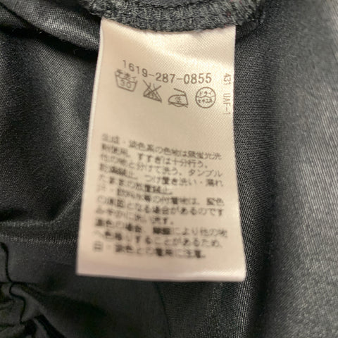 UNITED ARROWS Size S Black Polyester Cotton Pleated Below Knee Shorts