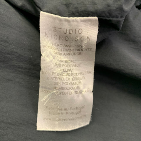 STUDIO NICHOLSON Size 0 Grey Charcoal Polyamide Padded Jacket