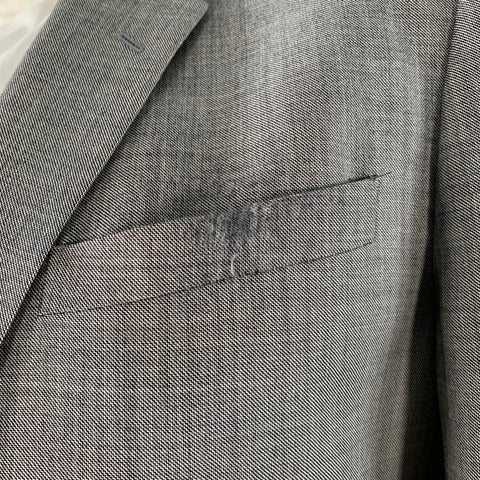 PAUL SMITH Size 46 The Kensington Regular Grey Wool Slim Fit Notch Lapel Suit