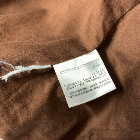 LEVI STRAUSS Size M Brown Mahagony Grain Leather Trucker Jacket