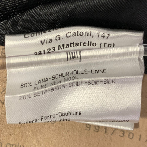 CALVIN KLEIN Size 38 Grey Speckled Wool Silk Sport Coat