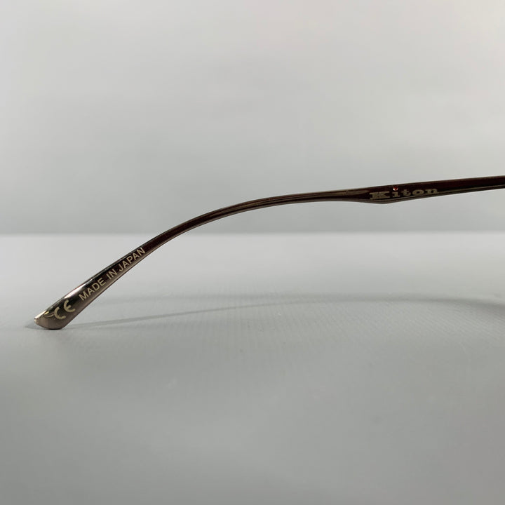 KITON -Napoli-  Black Silver Titanium Sunglasses