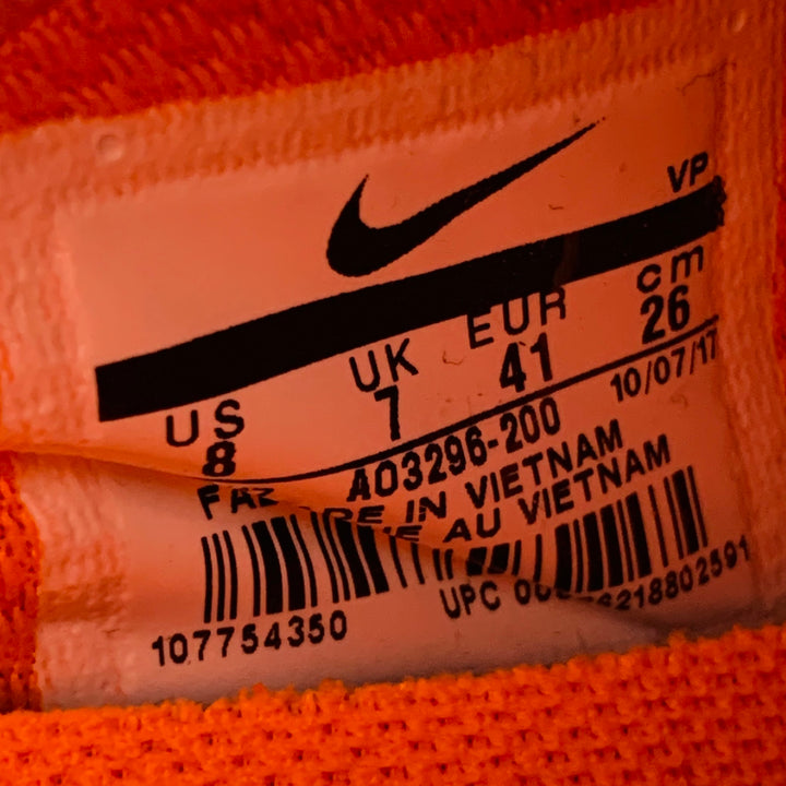 NIKE AIR Size 8 Pegasus All Terrain White Blue Color Block Nylon Sneakers