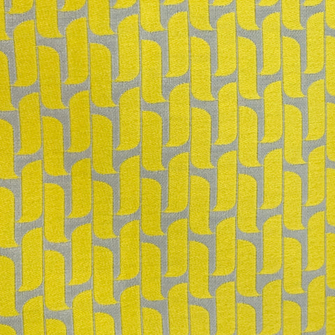 MR TURK Chest Size 42 Yellow Grey Jacquard Cotton Blend Notch Lapel Sport Coat