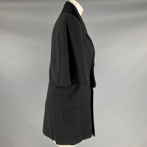 COMME des GARCONS 1980s Size S Black Double Breasted Wool Jacket
